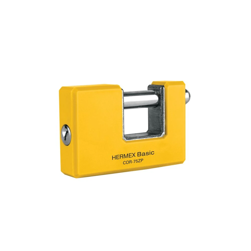 23524 CANDADO ANTIPALANCA 75 MM CUERPO METÁLICO, HERMEX BASIC