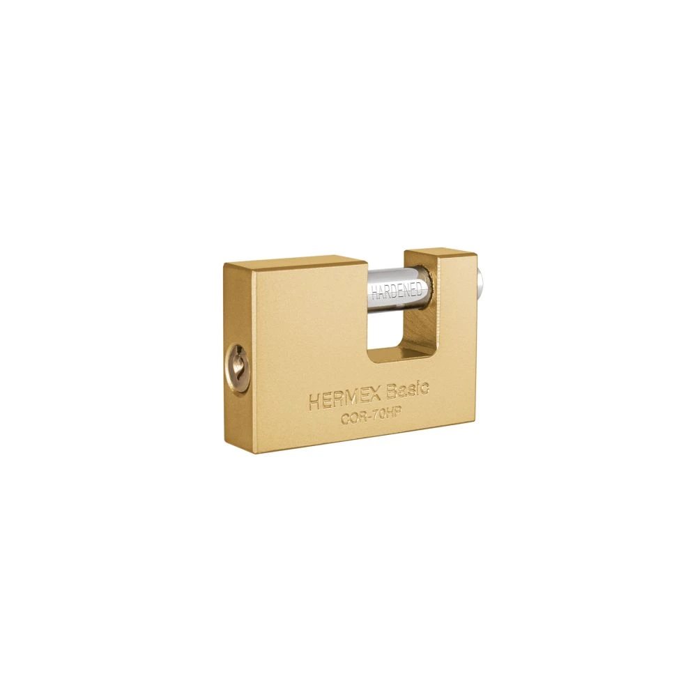 23540 CANDADO ANTIPALANCA 70 MM CUERPO DE HIERRO, HERMEX BASIC