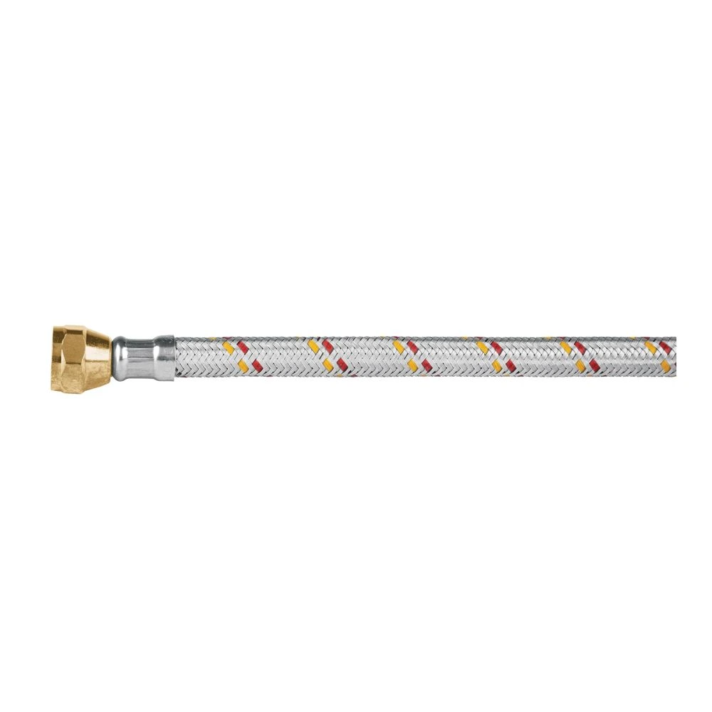 [FGA-10P] 24061 MANGUERA PARA GAS, ALUMINIO, 3/8' FLARE, 100 CM, FOSET BASIC