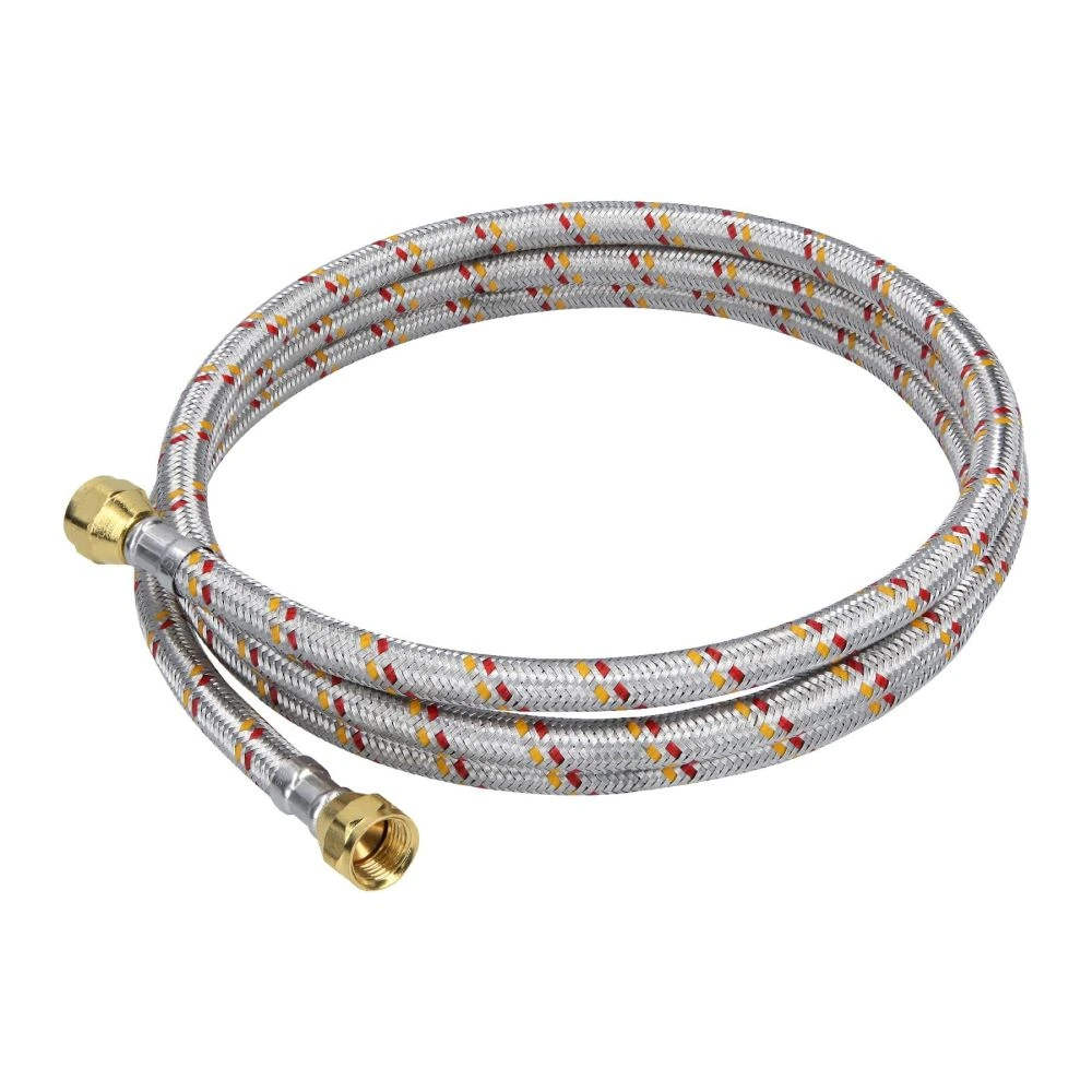 [FGA-20P] 24063 MANGUERA PARA GAS, ALUMINIO, 3/8' FLARE, 200 CM, FOSET BASIC