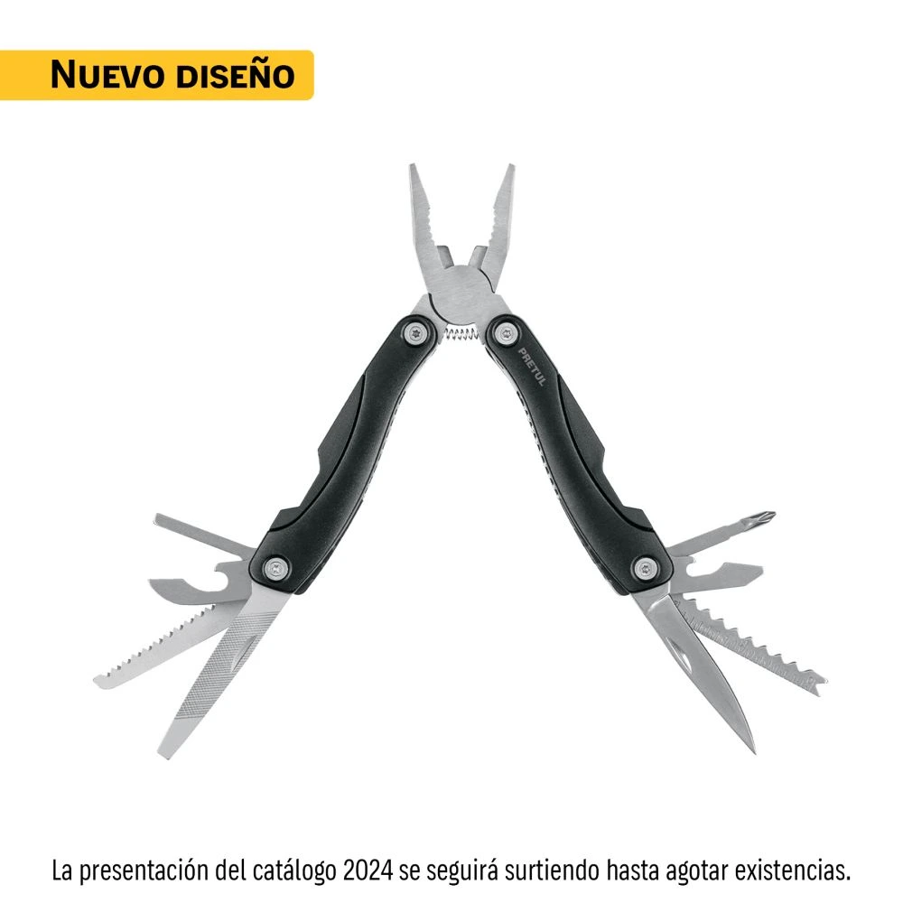 [NAMU-12P] 24106 MULTIHERRAMIENTA CON 12 FUNCIONES, PRETUL