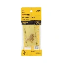 25050 BOLSA C/2 BISAGRAS CUADRADAS 3', LATONADO, HERMEX BASIC
