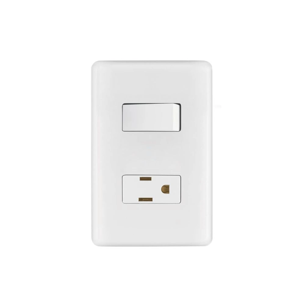 [PA-APCO-B] 25077 PLACA ARMADA CONTACTO E INTERRUPTOR SENCILLO, VOLTECK BASIC