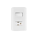 25077 PLACA ARMADA CONTACTO E INTERRUPTOR SENCILLO, VOLTECK BASIC