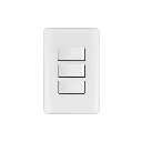 25083 PLACA ARMADA CON 3 INTERRUPTORES SENCILLOS, VOLTECK BASIC
