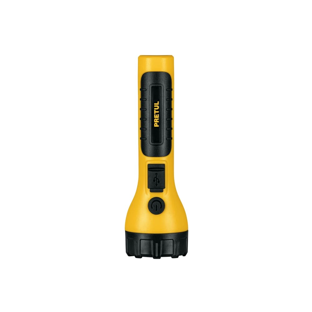 [LIRE-120P] 26101 LINTERNA PLÁSTICA DE LED, 120 LM, RECARGABLE, PRETUL
