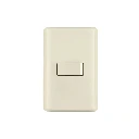 26641 PLACA ARMADA 1 INTERRUPTOR DE ESCALERA, MARFIL, BASIC