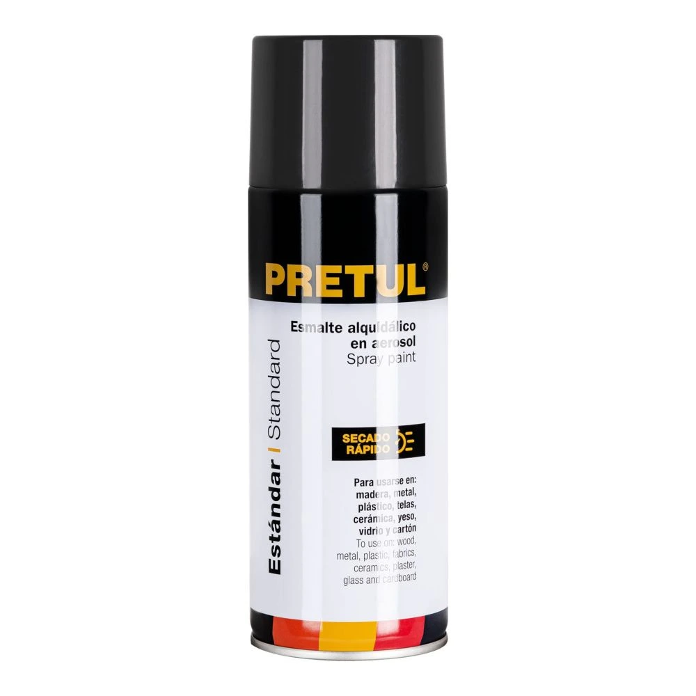 27004 PINTURA EN AEROSOL, GRIS OSCURO, 400 ML, PRETUL