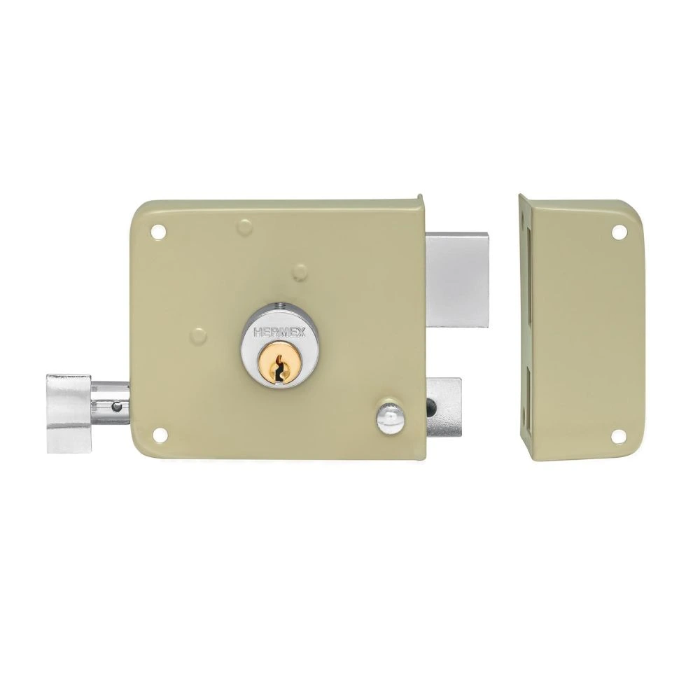 27047 CERRADURA SOBREPONER DER INSTALA-FÁCIL, CAJA, HERMEX BASIC