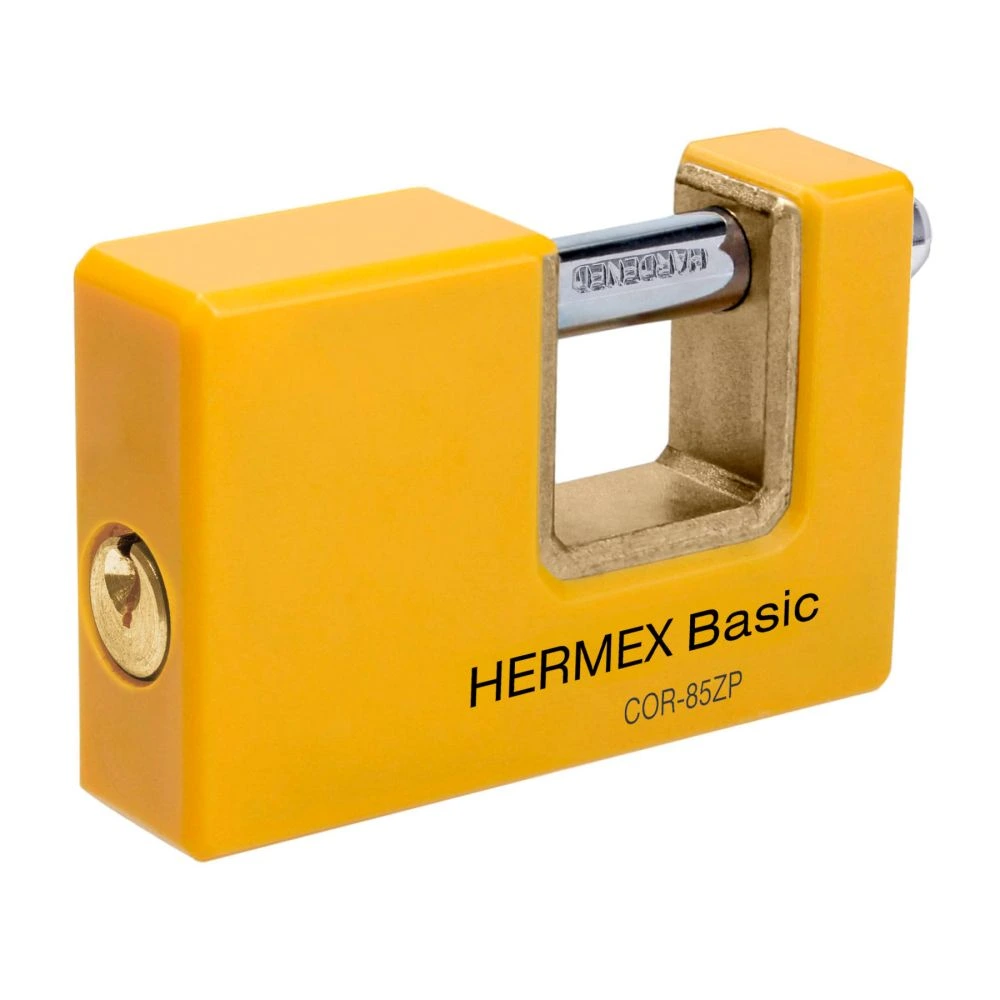 27088 CANDADO ANTIPALANCA 85 MM CUERPO METÁLICO, HERMEX BASIC