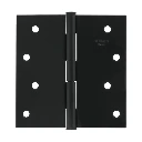 27136 BISAGRA CUADRADA 4', NEGRO MATE, CABEZA PLANA, BASIC