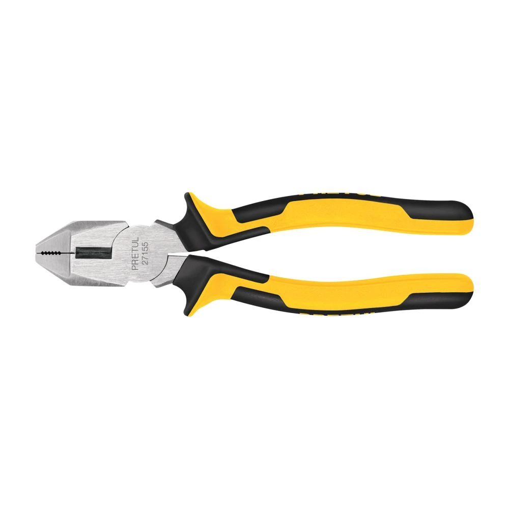 27155 PINZA P/ELECTRICISTA 9' USO RUDO, COMFORT GRIP, PRETUL