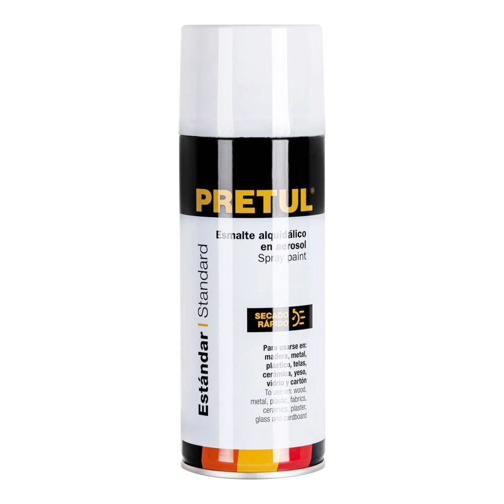 27175 PINTURA EN AEROSOL, BLANCO MATE, 400 ML, PRETUL