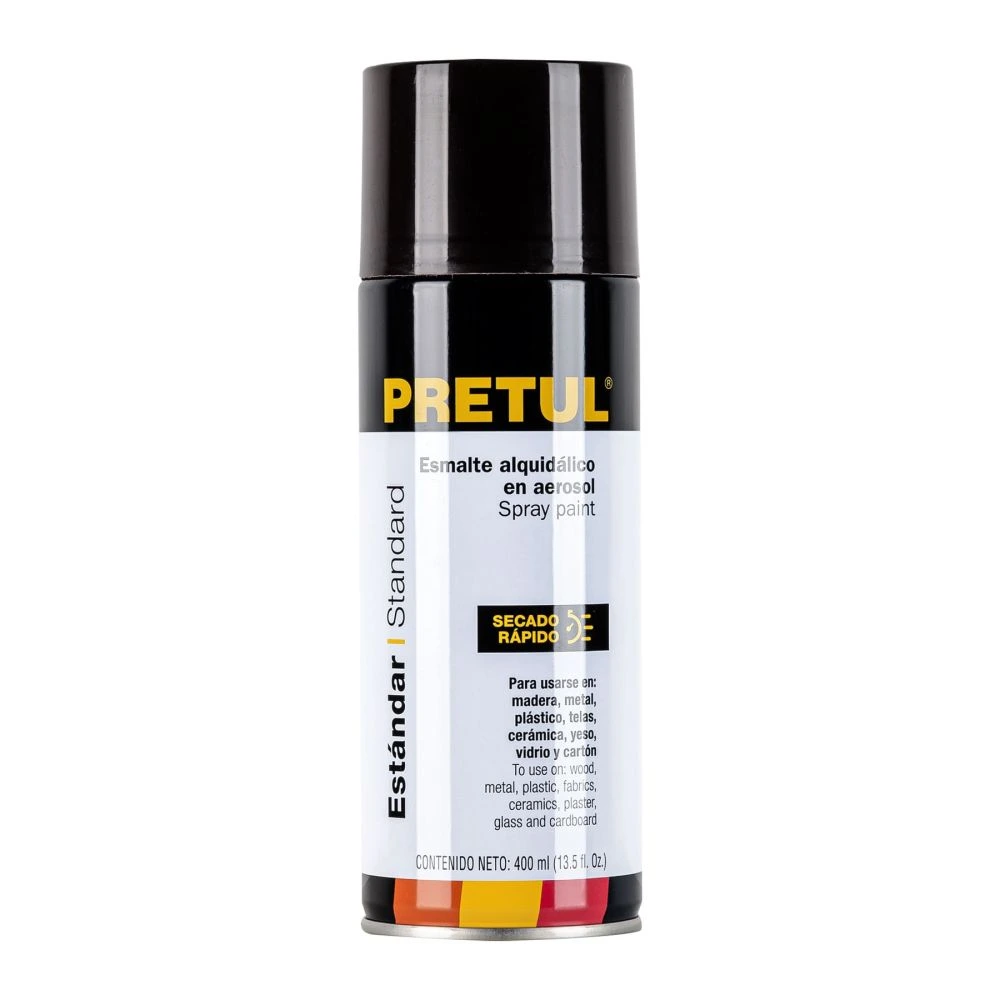 27179 PINTURA EN AEROSOL, TABACO, 400 ML, PRETUL