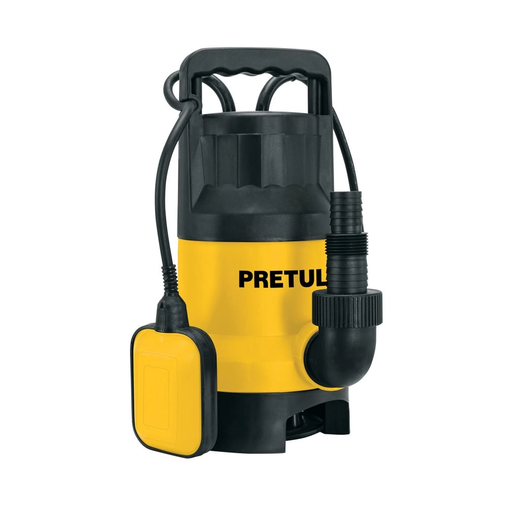 27198 BOMBA SUMERGIBLE PLÁSTICA, 1 HP PARA AGUA SUCIA, PRETUL