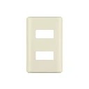 27232 PLACA 2 MÓDULOS, MARFIL, LÍNEA VOLTECK BASIC