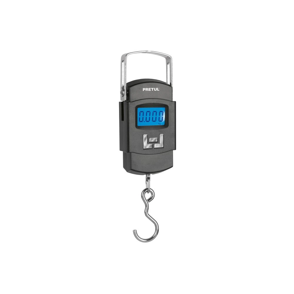 28180 BÁSCULA ELECTRÓNICA COLGANTE, DE PILAS, 50 KG, PRETUL