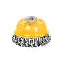 28259 CARDA COPA 4' ALAMBRE TRENZADO GRUESO, EJE 5/8'-11, PRETUL