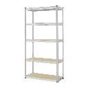 29022 ESTANTE METÁLICO 5 REPISAS CAPACIDAD 35KG, 90X40X180, PRETUL
