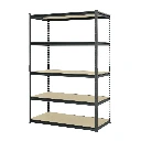 29024 ESTANTE METÁLICO 5 REPISAS CAPACIDAD 60KG,120X60X180, PRETUL