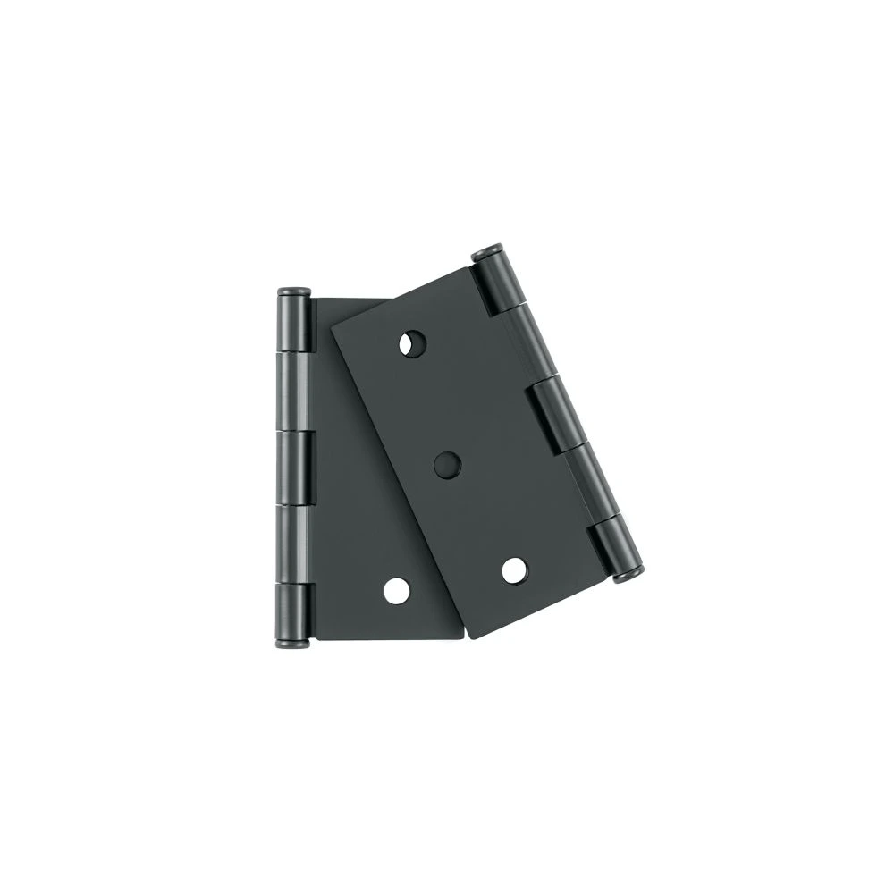 [BC-306PPB] 29067 BOLSA C/2 BISAGRAS CUADRADAS 3', PLANA, NEGRO, BASIC