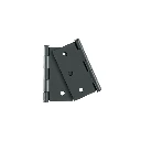 29067 BOLSA C/2 BISAGRAS CUADRADAS 3', PLANA, NEGRO, BASIC