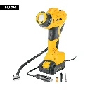 29074 INFLADOR INALÁMBRICO PORTÁTIL, 20 V PARA AUTO, PRETUL