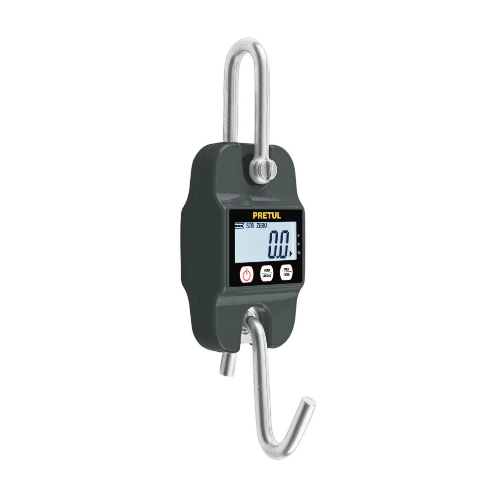 29918 BÁSCULA ELECTRÓNICA COLGANTE, 300 KG, DE PILAS, PRETUL
