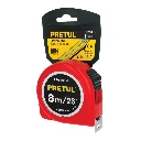 29999 FLEXÓMETRO ROJO 8 M CINTA 25 MM, EN TARJETA, PRETUL