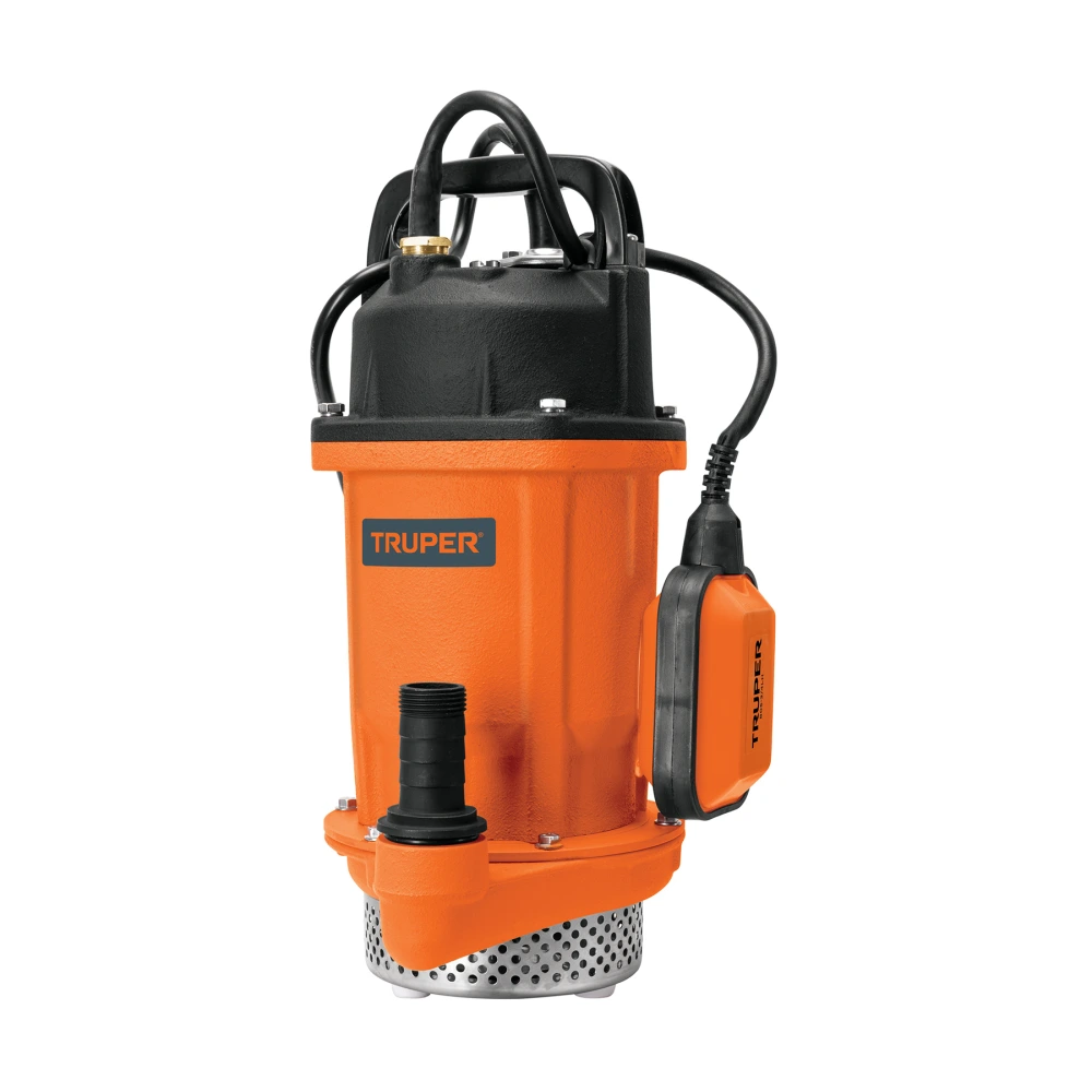 100170 BOMBA SUMERGIBLE HIERRO FUNDIDO, AGUA LIMPIA, 3/4 HP, TRUPER