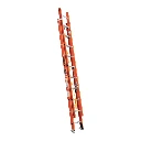 100228 ESCALERA DE EXTENSIÓN, TIPO II, 20 PELDAÑOS, FIBRA DE VIDRIO