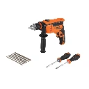 100291 COMBO ROTOMARTILLO/DESTORNILLADOR 1/2' 650W, 8 ACC, PRO