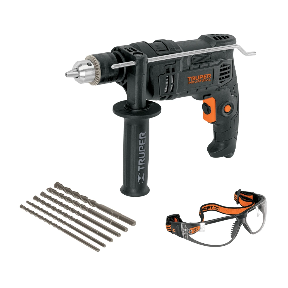 100292 COMBO ROTOMARTILLO/DESTORNILLADOR 1/2' 700W, 7 ACC, IND