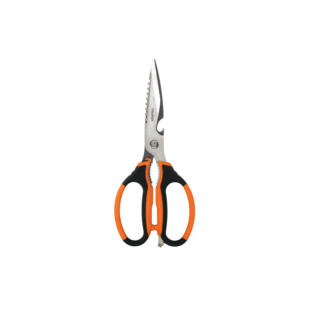[TIC-8] 100449 TIJERA 8' MULTIUSOS, PARA COCINA, ACERO INOXIDABLE, TRUPER