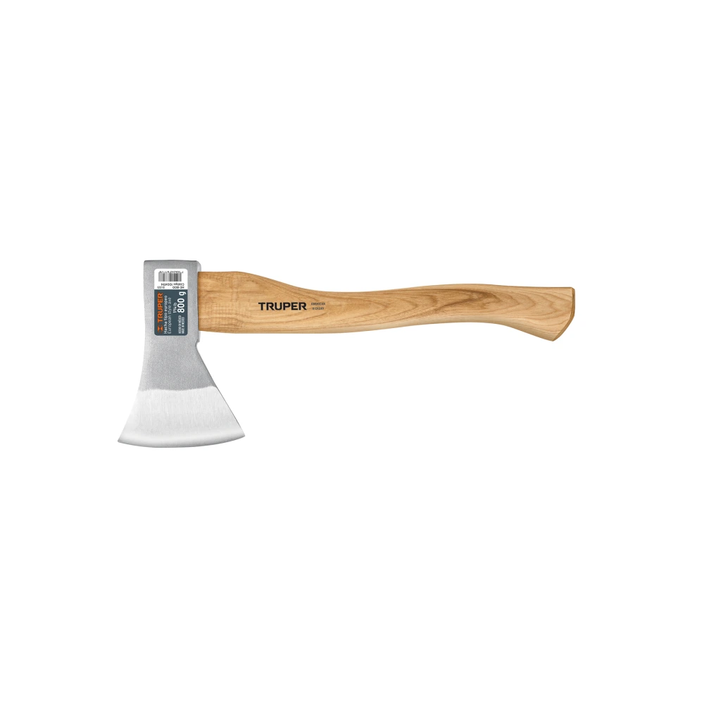 [HE-800] 100494 HACHA EUROPEA, 800 G, MANGO HICKORY 15', TRUPER