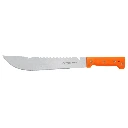 100654 MACHETE RAMBO 12', CACHA REMACHADA NARANJA, TRUPER