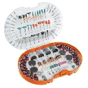 100729 KIT ACCESORIOS PARA HERRAMIENTA ROTATIVA, 276 PIEZAS, TRUPER