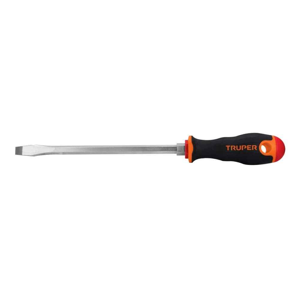 [DR-3/8X8B] 100834 DESARMADOR PLANO 3/8' X 8' MANGO COMFORT GRIP, TRUPER