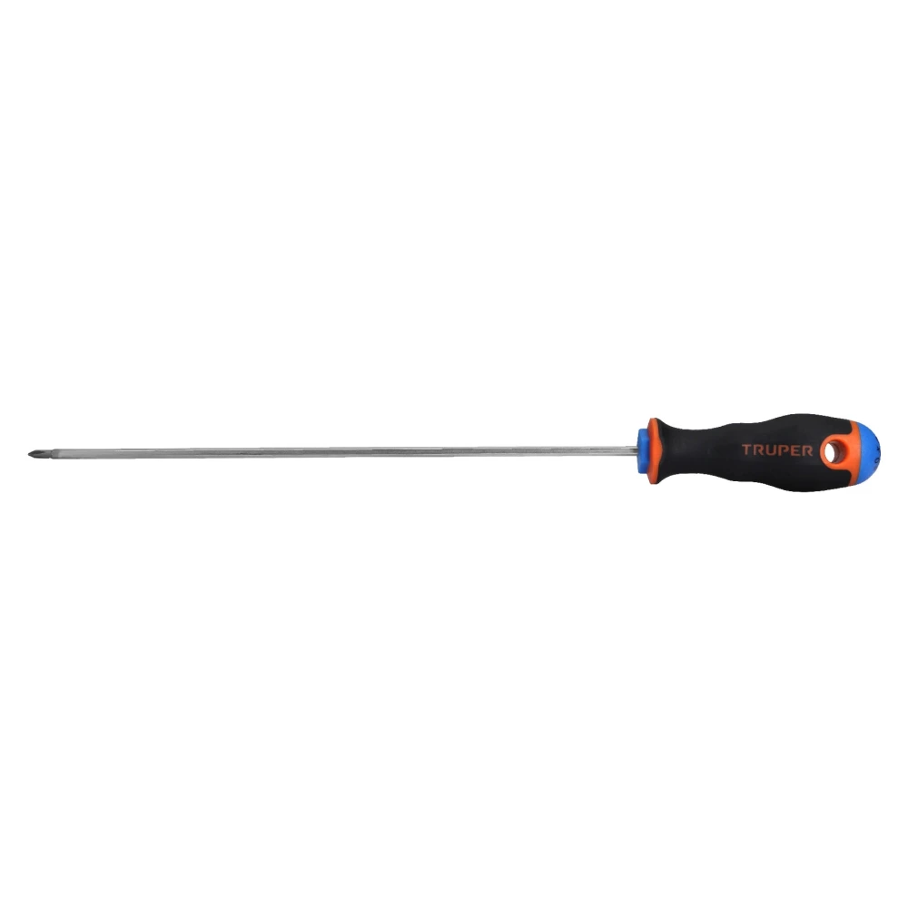 100835 DESARMADOR DE CRUZ 1/8' X 8' MANGO COMFORT GRIP, TRUPER
