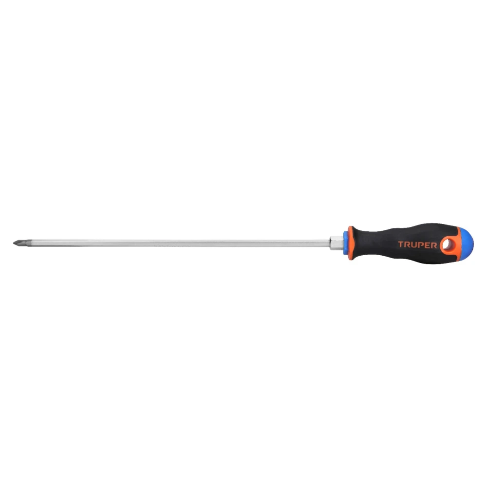 [DP-3/16X10B] 100837 DESARMADOR DE CRUZ 3/16' X 10' MANGO COMFORT GRIP, TRUPER