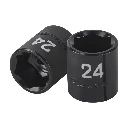 100897 DADO DE IMPACTO DE 24 MM, 6 PUNTAS, CUADRO 1/2', TRUPER