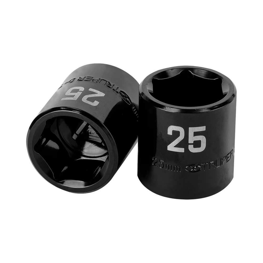 100898 DADO DE IMPACTO DE 25 MM, 6 PUNTAS, CUADRO 1/2', TRUPER