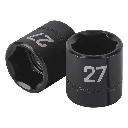 100920 DADO DE IMPACTO DE 27 MM, 6 PUNTAS, CUADRO 1/2', TRUPER