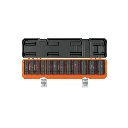 100945 JUEGO DE 12 DADOS LARGOS CUADRO 1/2' DE IMPACTO 6 PUNTAS STD