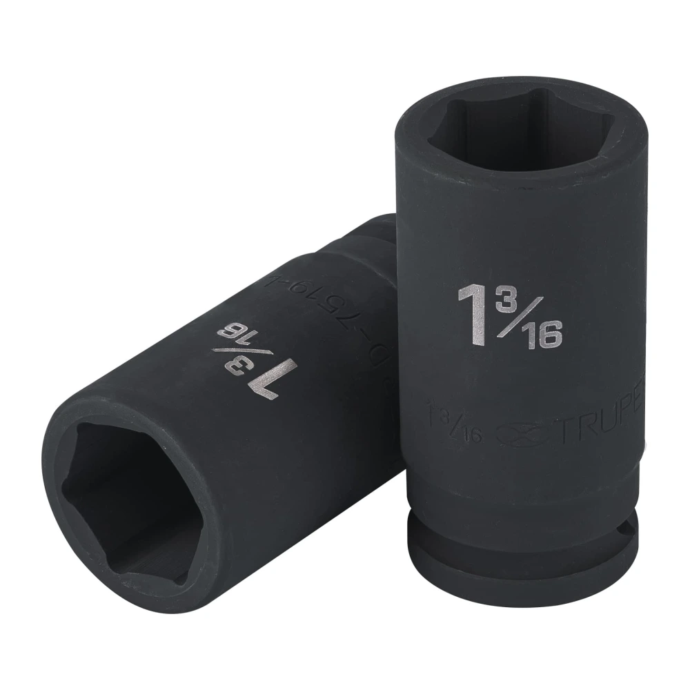 100947 DADO LARGO DE IMPACTO DE 1-3/16', 6 PUNTAS, CUADRO 3/4'