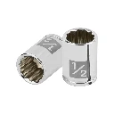100964 DADO DE 1/2', 12 PUNTAS, CUADRO 1/4', TRUPER