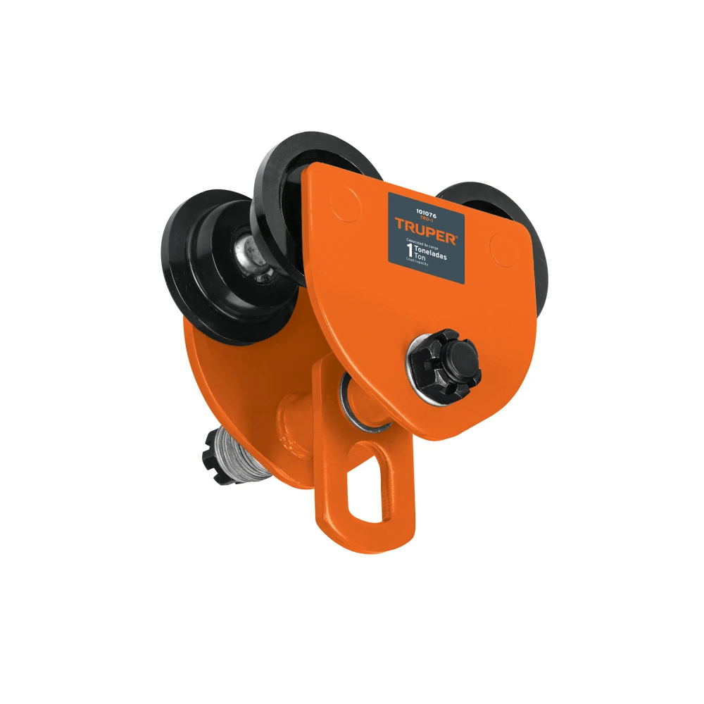 [TRO-1] 101076 TROLE DE CARGA 1 TON PARA VIGAS IPS E IPR, AJUSTABLE, TRUPER