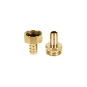 101160 JUEGO DE CONECTORES 1/2' MACHO/HEMBRA DE ALUMINIO, TRUPER