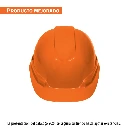 101256 CASCO DE SEGURIDAD VENTILADO, AJUSTE DE MATRACA, NARANJA
