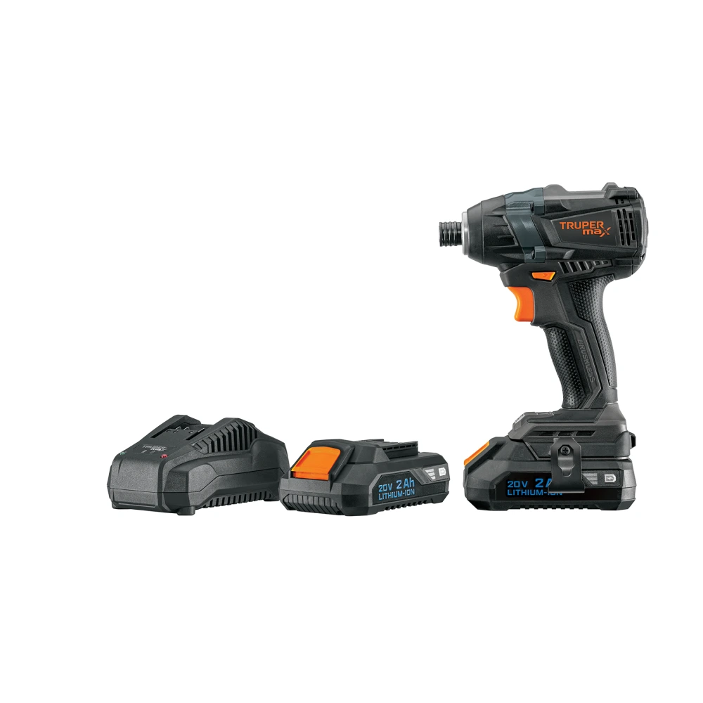 [MAX-20D] 101402 DESTORNILLADOR DE IMPACTO, 20V, 2 BATERÍAS 2AH, MAX